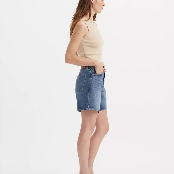 Levi's High-Waisted Jean Shorts - Picture 11 of 13